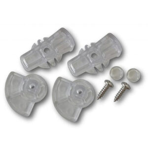 Pet-Tek Glass fitting Dog Door Locking dial set Clear G-LDDDC